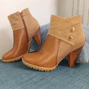 ITALINA Women's Ankle Boots. Size 8.5